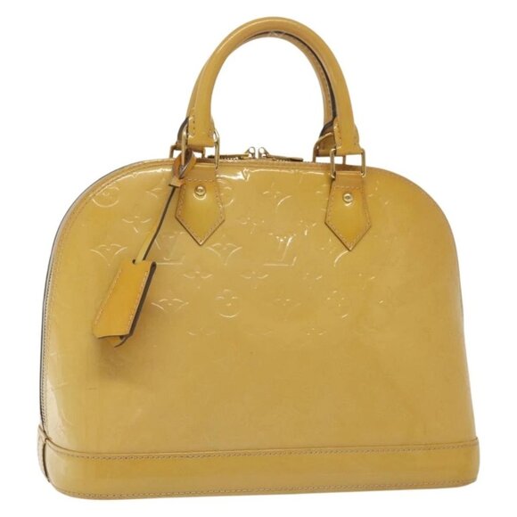 Louis Vuitton Handbags - LOUIS VUITTON Monogram Vernis Alma PM Hand Bag Rose Angelique M90062 Auth 14046